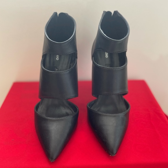 Aldo Black Cut Out Heels - Picture 5 of 7
